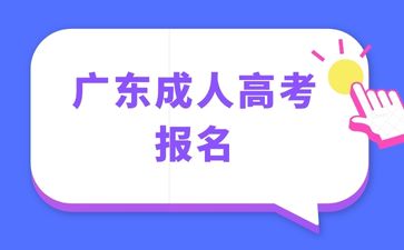 2024年广东成人高考报考流程详解